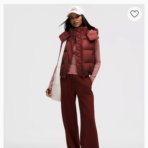 lululemon athletica Brown Puffer Vest